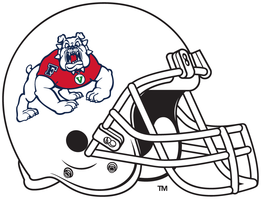 Fresno State Bulldogs 2020-Pres Helmet Logo v2 diy iron on heat transfer